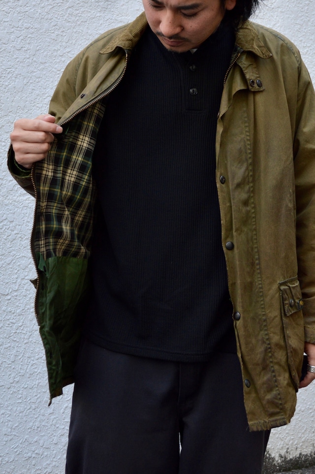 Muscot 70s Cotton Waxed Jacket Made in England Vintage Oiled Jacket Olive マスコット 70年代 オイルドジャケット