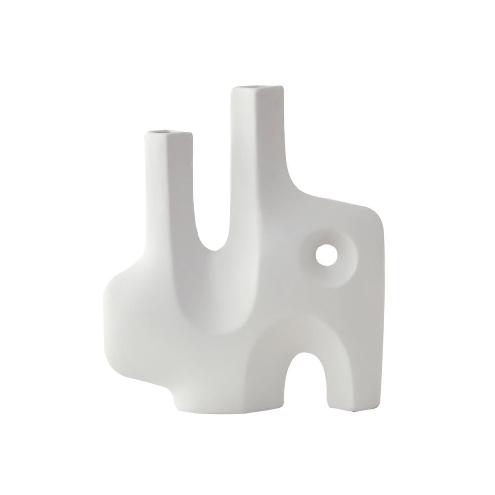 PATINA パティーナ フラワーベース Vase TACP805OW ホワイト 高さ37cm / 花器 花瓶 花びん 陶器