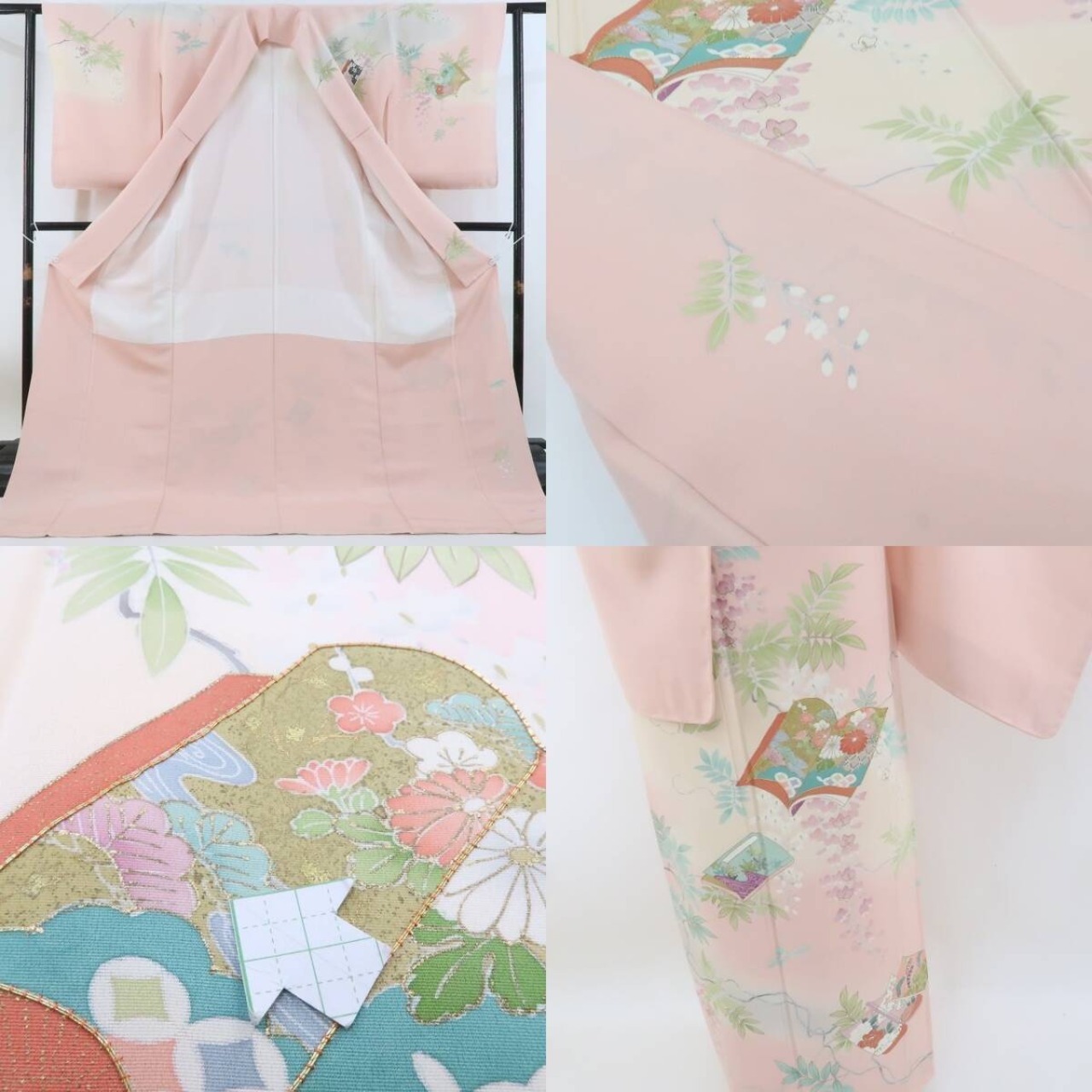 新品 手描き友禅 金駒刺繍 着物“人それぞれの心の景色…和に触れて 