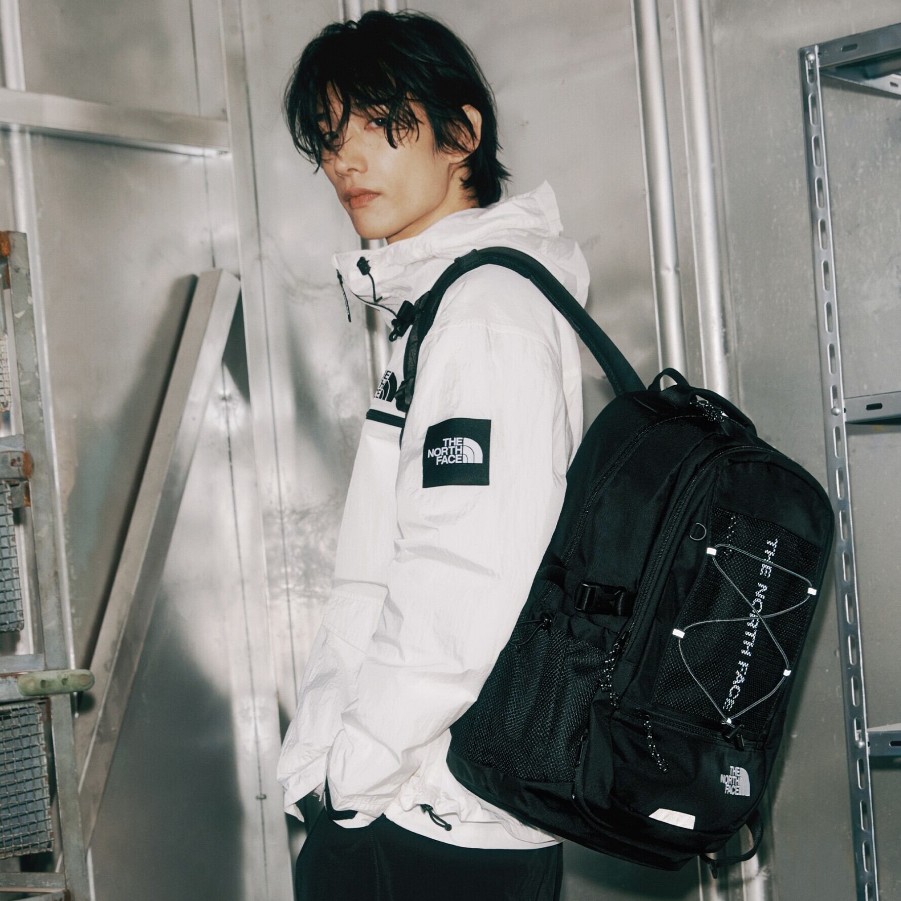 韓国限定 THE NORTH FACE-WHITE LABEL-SHELDON CARGO JACKET - WHITE 