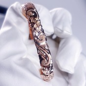 Heritage Bangle-Pink Gold-