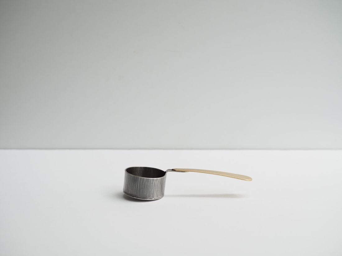 小西光裕サーブスプーン　サーブスプーン(穴あり)の2品　レア刻印あり 小西光裕 | うつわ謙心 utsuwa-kenshin ONLINE SHOP