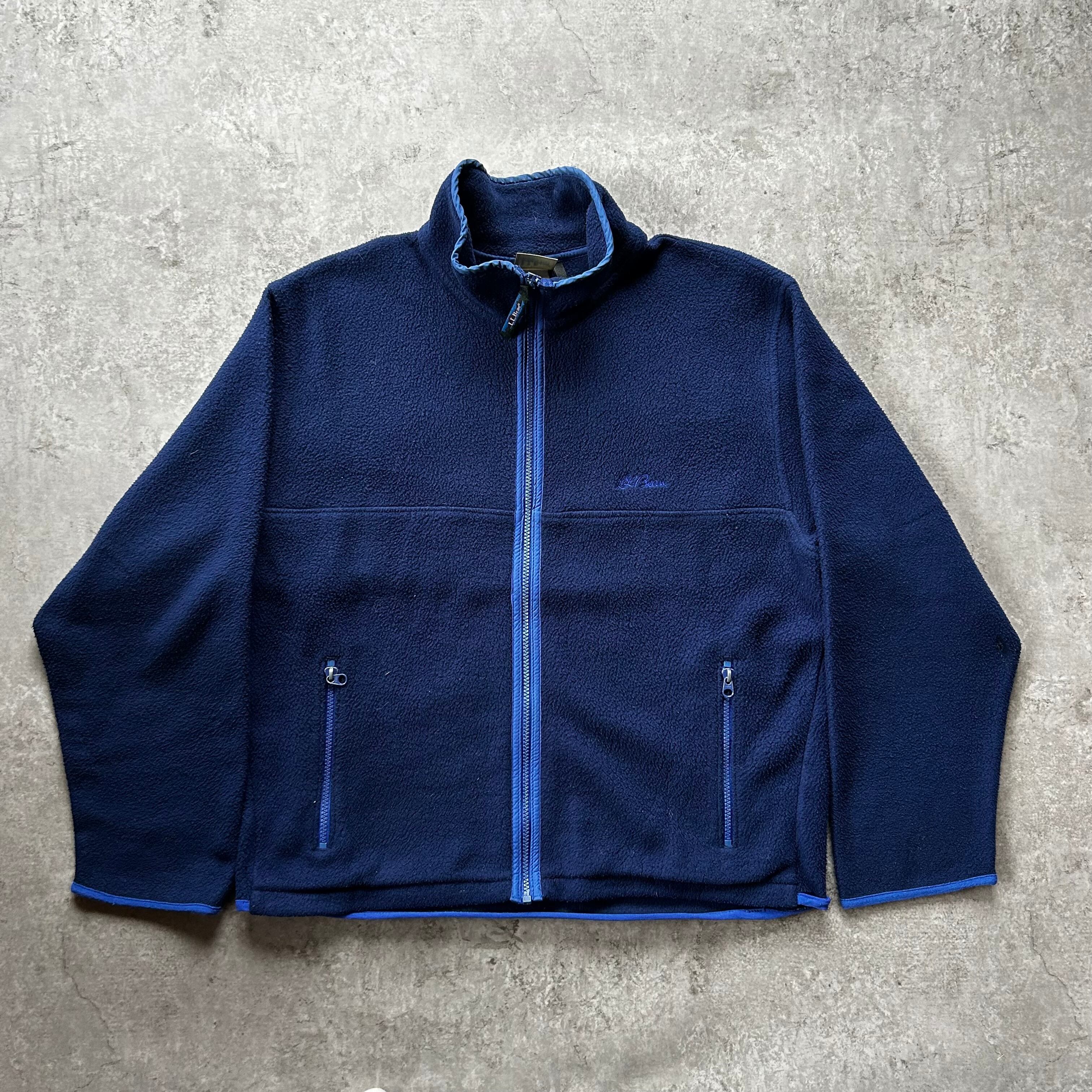 90s ラストチャンス フリースジャケット USA製 ブルー 有刺鉄線 M相当 90s ラストチャンス フリースジャケット USA製 ブルー 有刺鉄線 M相当