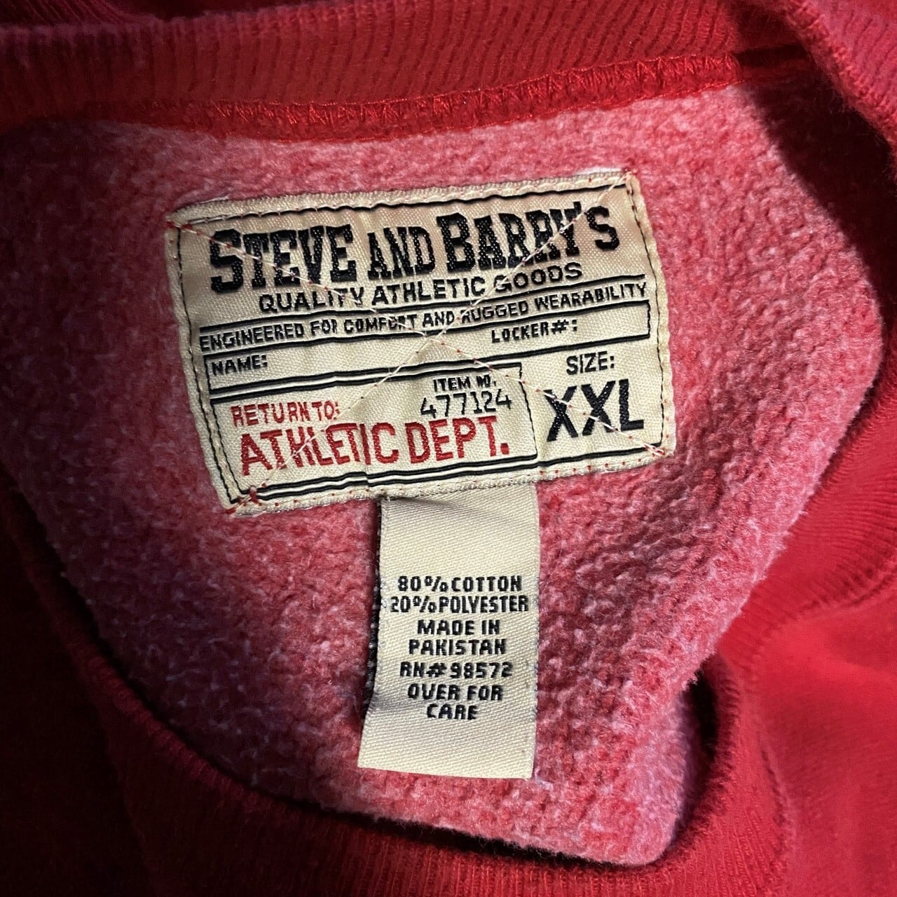 ビッグサイズ STEVE AND BARRY'S CANADA ホッケー ロゴ刺繍 リバース