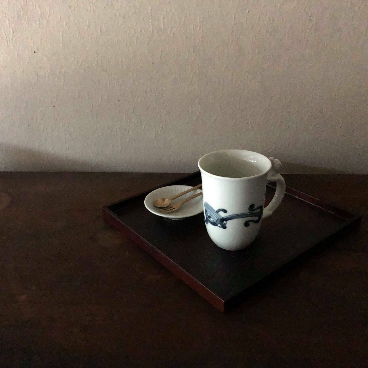 龍マグカップペア 絵柄：龍+蘭 陶祖李参平窯ギャラリー＆ショップ | 陶