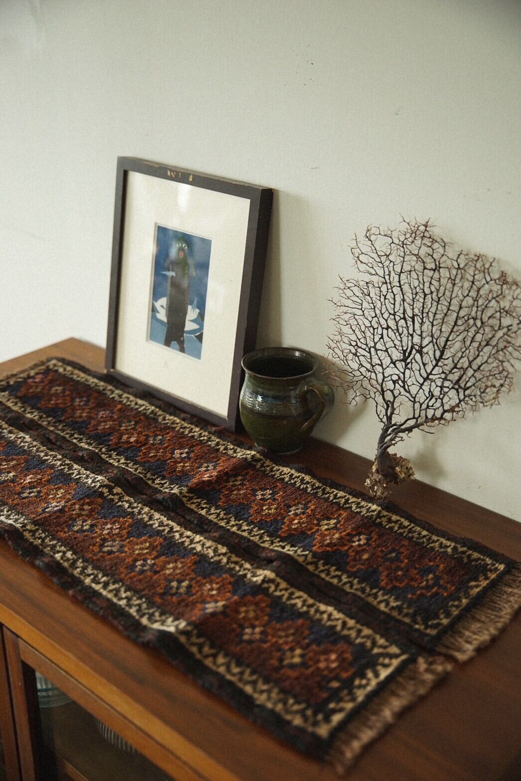 919 -Vintage Baluch rug