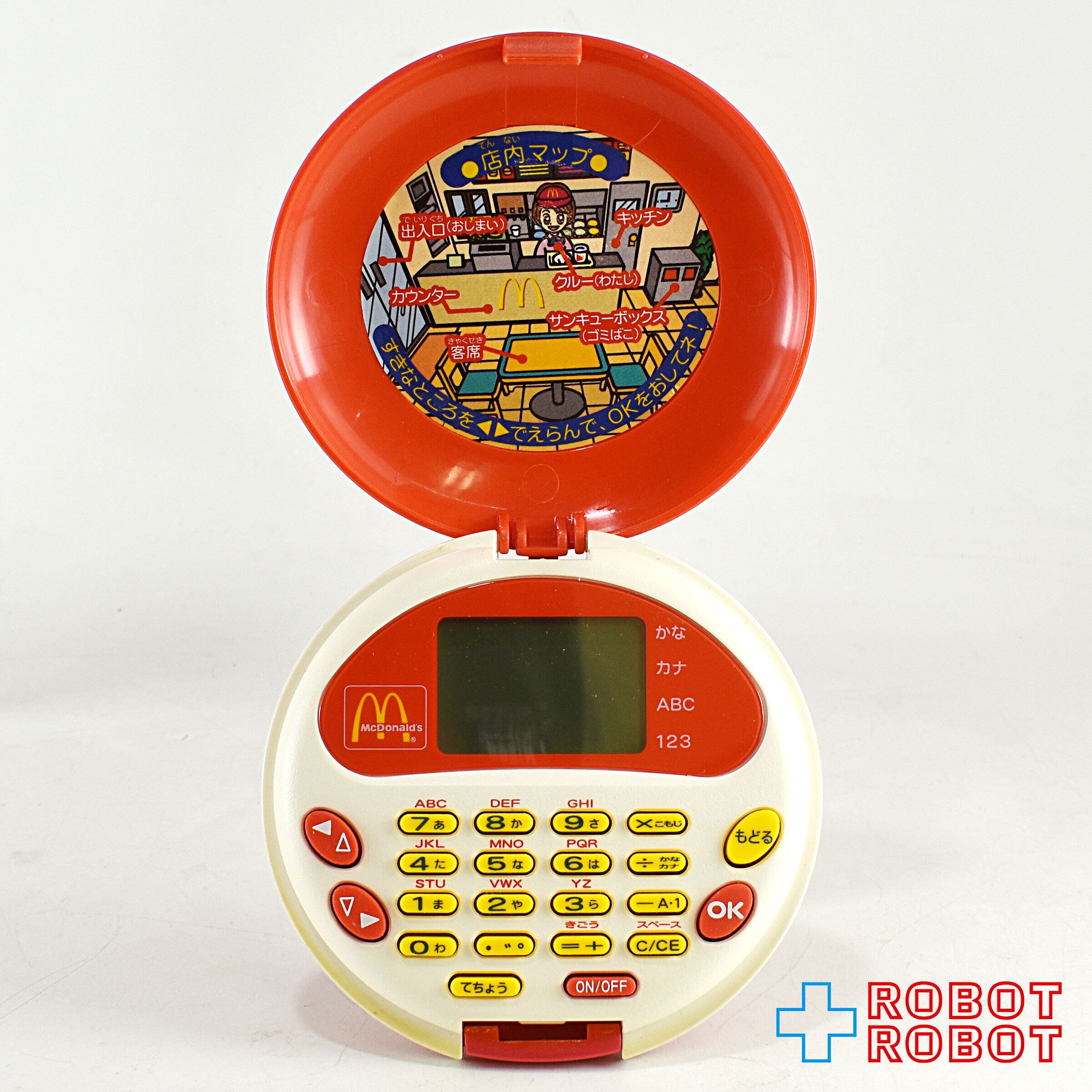 当時物 タカラ マクドナルドレストラン 育成ゲーム 電子手帳機能付き おしごとチャレンジコンパクト レトロ 札幌市東区 新道東店 当時物 タカラ マクドナルドレストラン 育成ゲーム 電子手帳機能付き