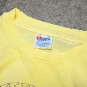90's KKUP fm Einstein print tee over dye
