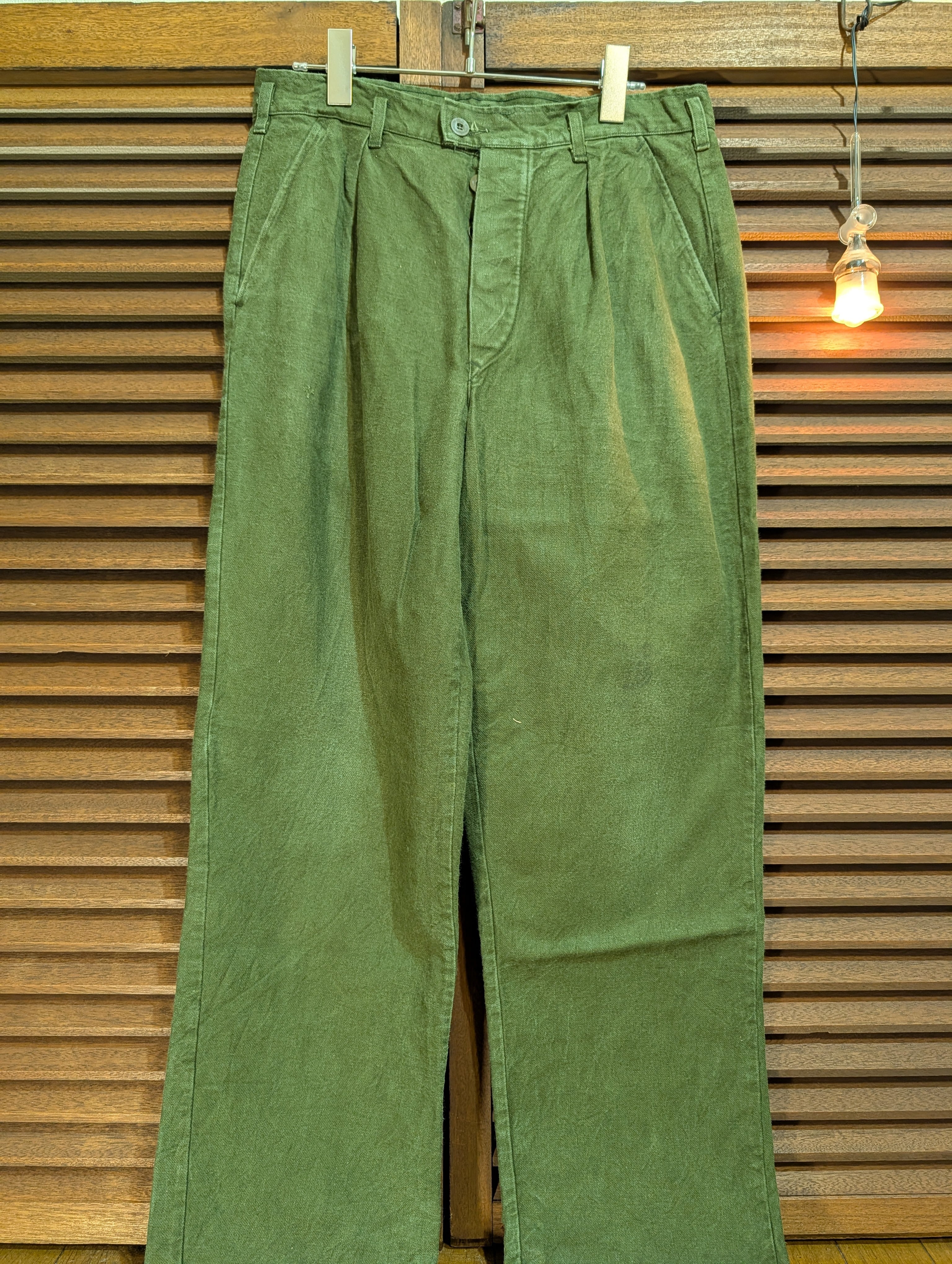 80s Sweden Military Utility Work Pants C48