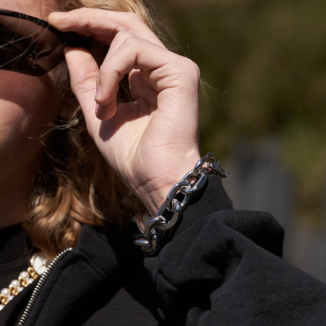 Hidaka(ヒダカ) Cut Oval Bracelet ブレスレット | FREEPARK