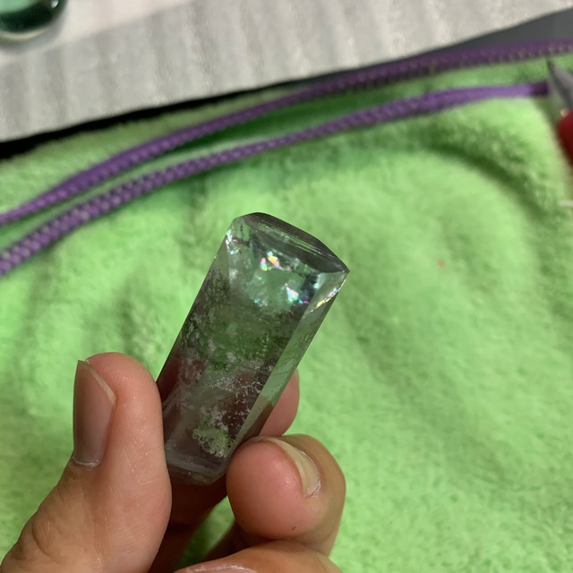 15 透明度抜群★超透明フローライトポイント