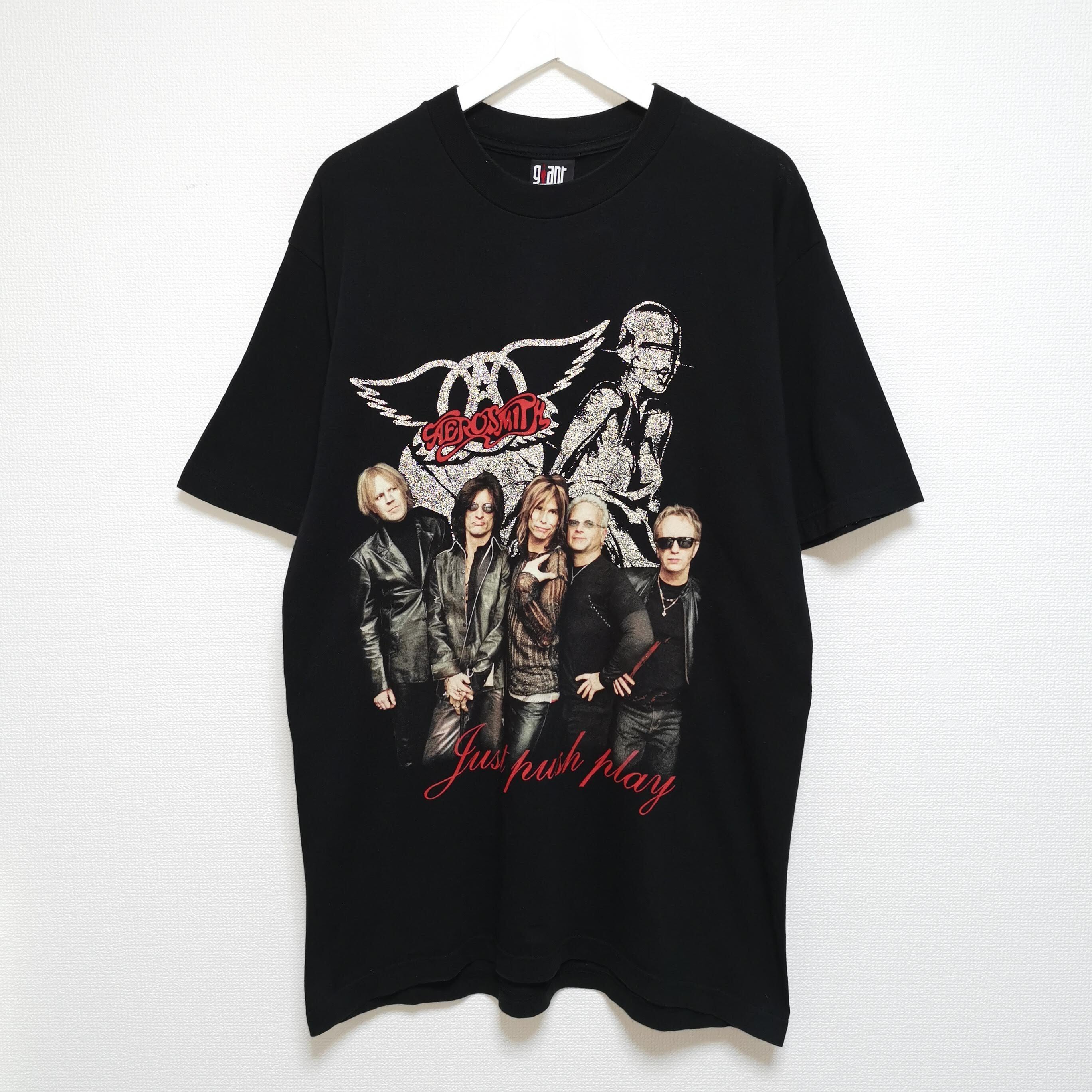 送料無料 L 00s エアロスミス AEROSMITH Tシャツ 空山基 バンT USA製  