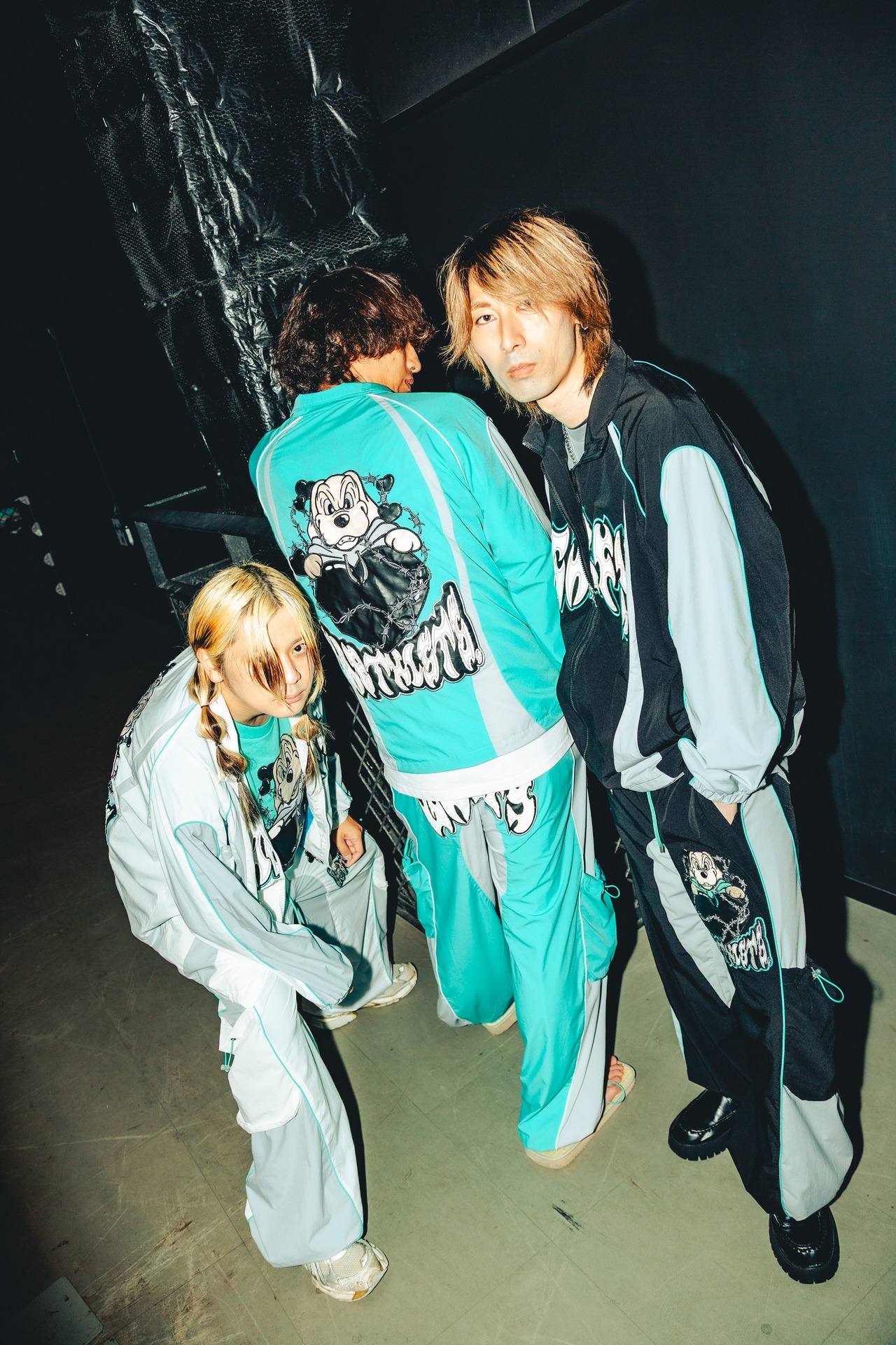 【先行販売】GALFY x EARTHISTS.コラボジャージ セットアップ(ミント)【12月中旬発送】