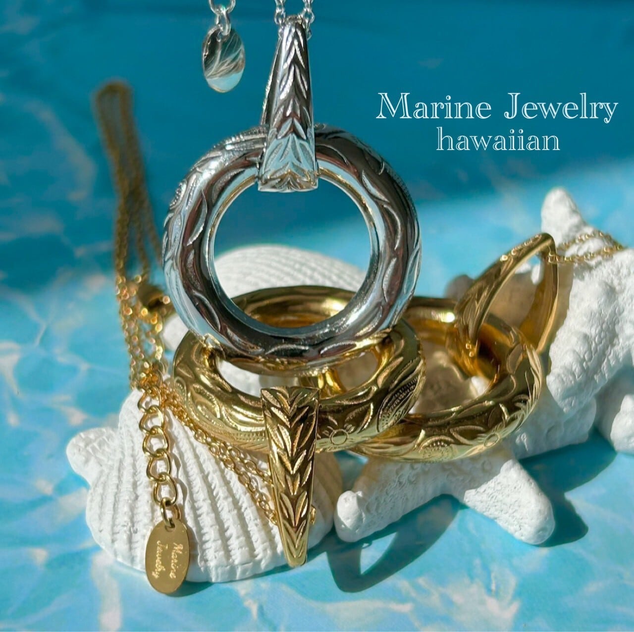 Eternal Lei ハワイアン 【刻印可】 | Marine Jewelry 金属アレルギー