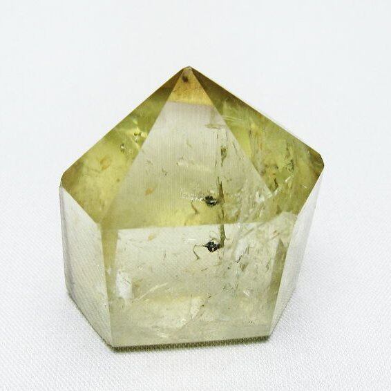 シトリンクォーツ 六角柱 虹入り 一点物 142-8751