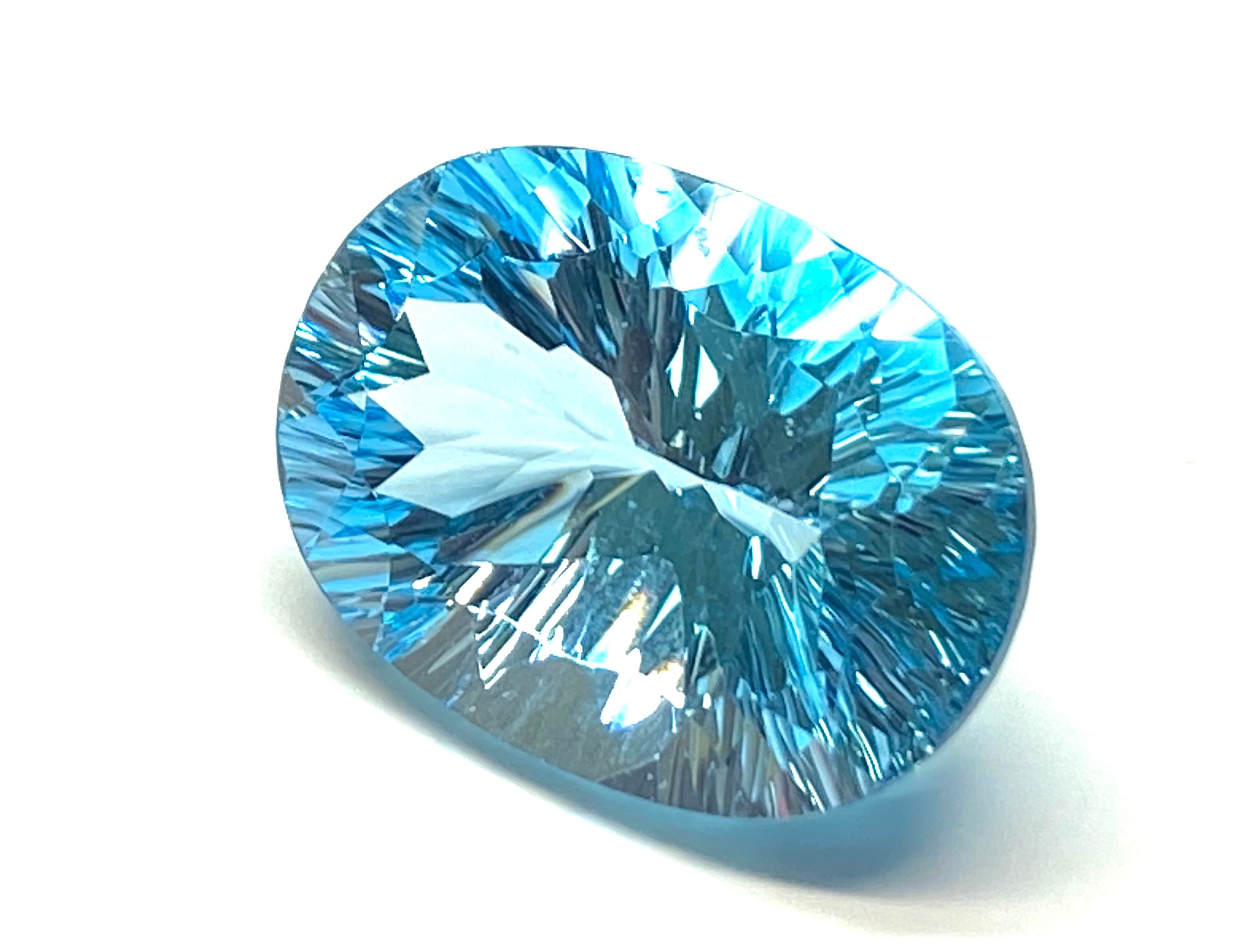 ビッグコンケーブカットブルートパーズ［No.U-2099］ | デザイン