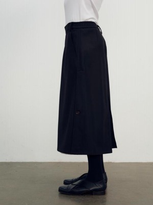 【26AW | MEN】 NULLUS ヌルス / ロングショーツ / LAYERED CULOTTE / NUAW26SKI001