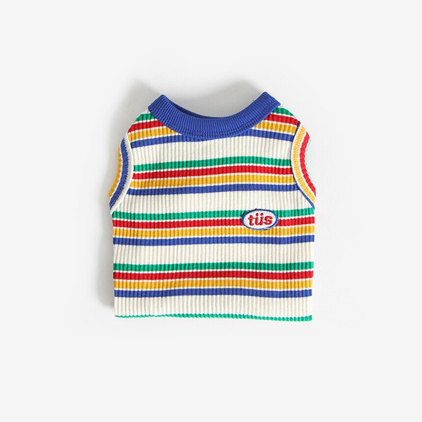 《予約》TU0021 Rinbow tank top