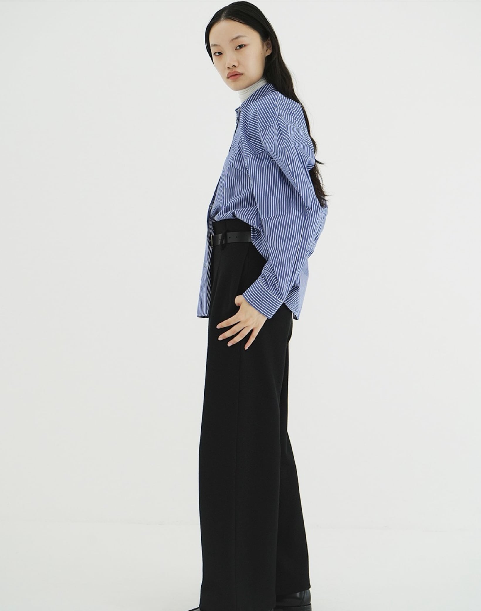 CLANE HIGH WAIST WIDE PANTS | FLICKA ASHIYA