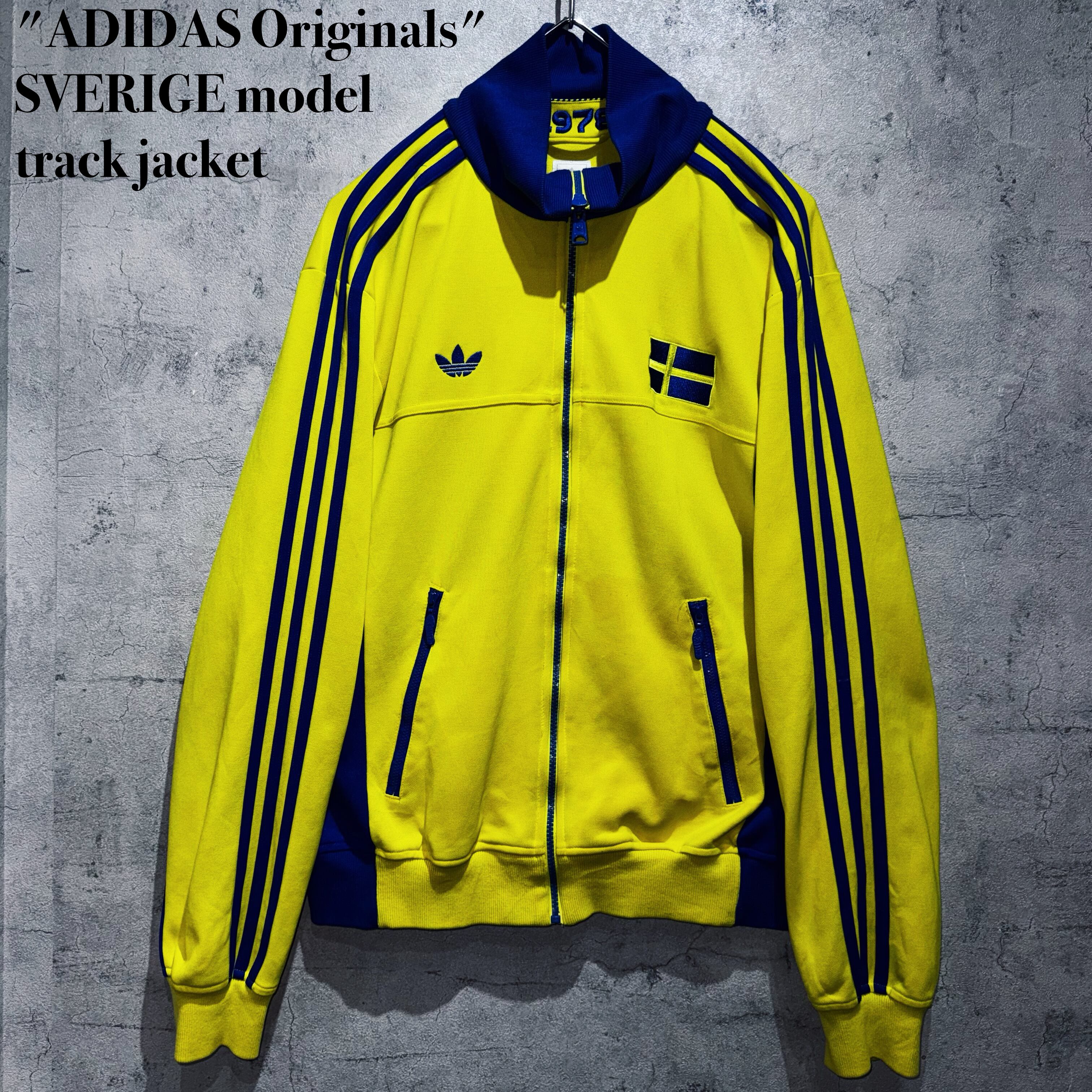 "ADIDAS Originals"SVERIGE model track jacket