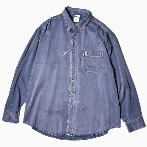 Y2K【Disneyland RESORT】"Mickey Mouse" Embroidery Grunge Shirt