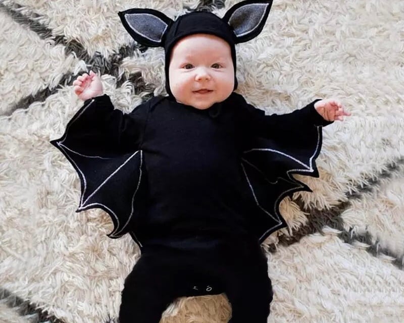 2点セット / コウモリロンパース / コスチューム / 女の子 / 男の子 / 〜24ヵ月( A〜I )