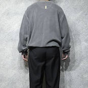 custom draw cord fade gray henry neck tee