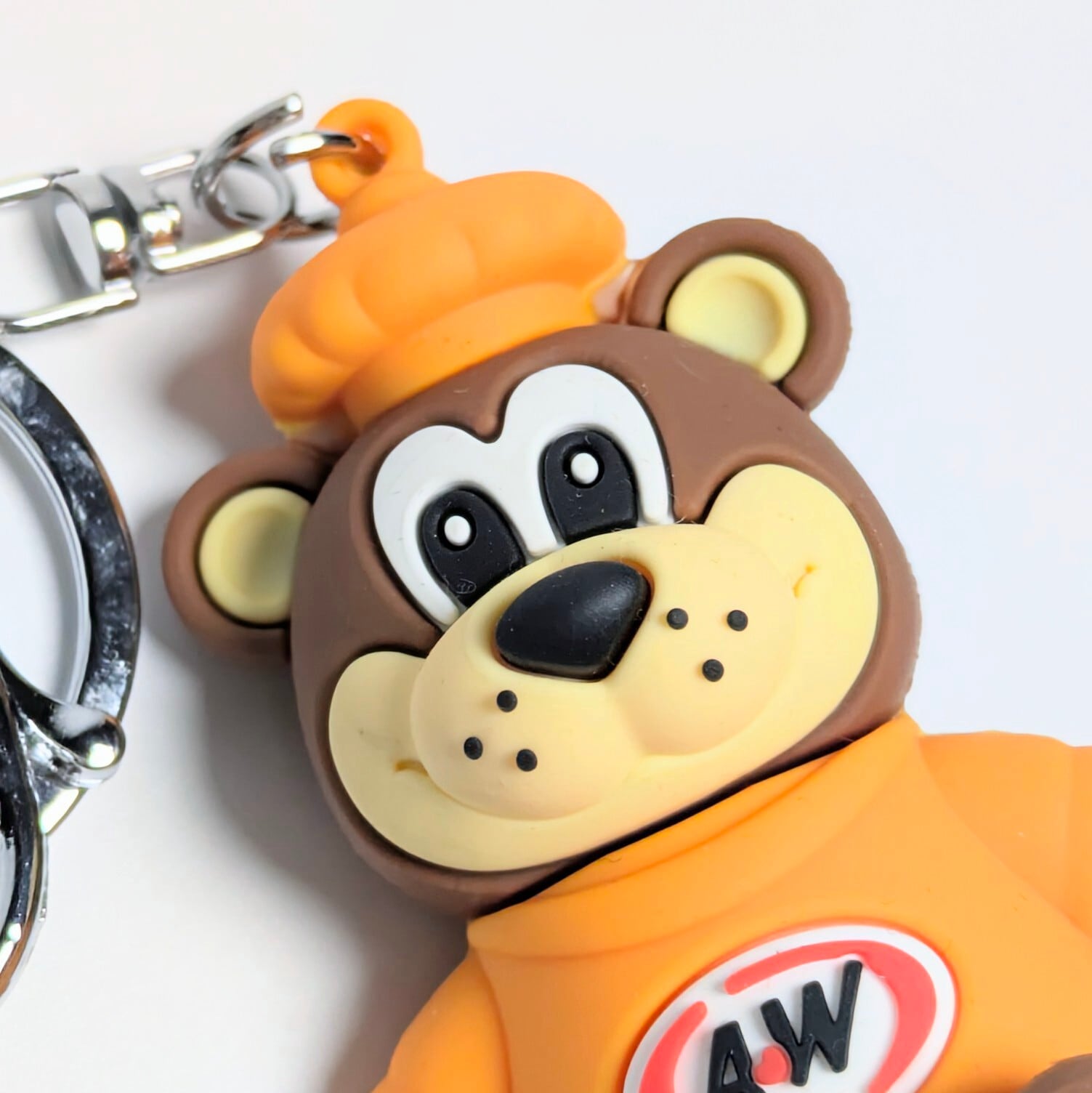 【 A&W / エイアンドダブリュ・エンダー 】『 ルーティ 』3Dラバーキーホルダー / フィギュアキーホルダー 〚アメリカン雑貨 アメトイ〛