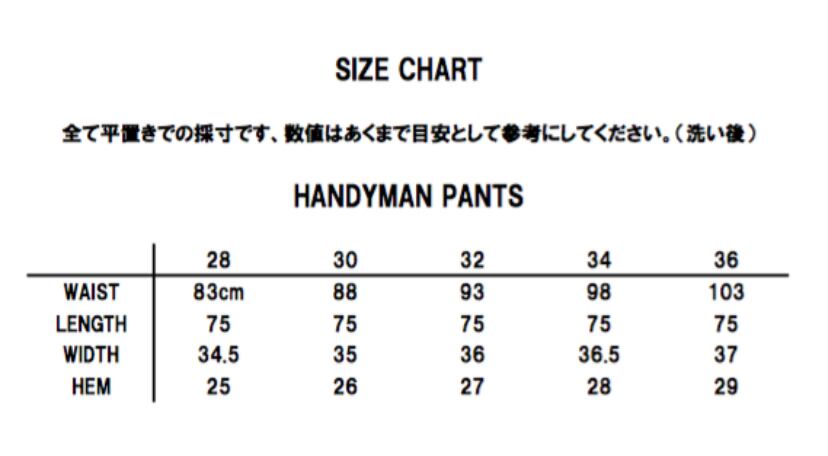 TCB HANDYMAN PANTS TCBジーンズ オーバーオール 28