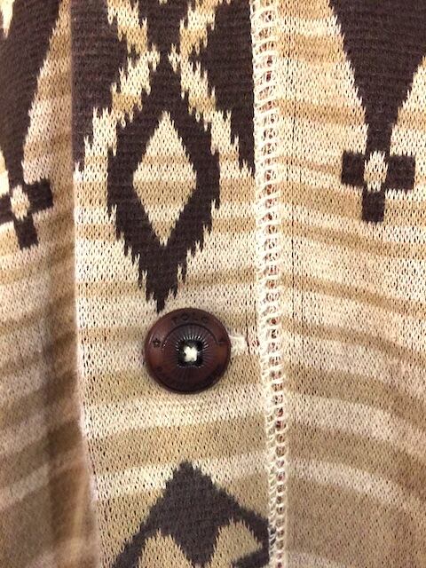 Polo by Ralph Lauren / ネイティブ柄 コットンニットショール Polo by Ralph Lauren / ネイティブ柄 コットンニットショール
