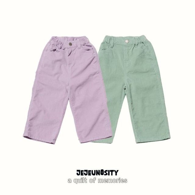 【取寄/韓国直送】JEJEUNOSITY ペッパーミントパンツ｜秋服｜韓国子供服｜26/AT