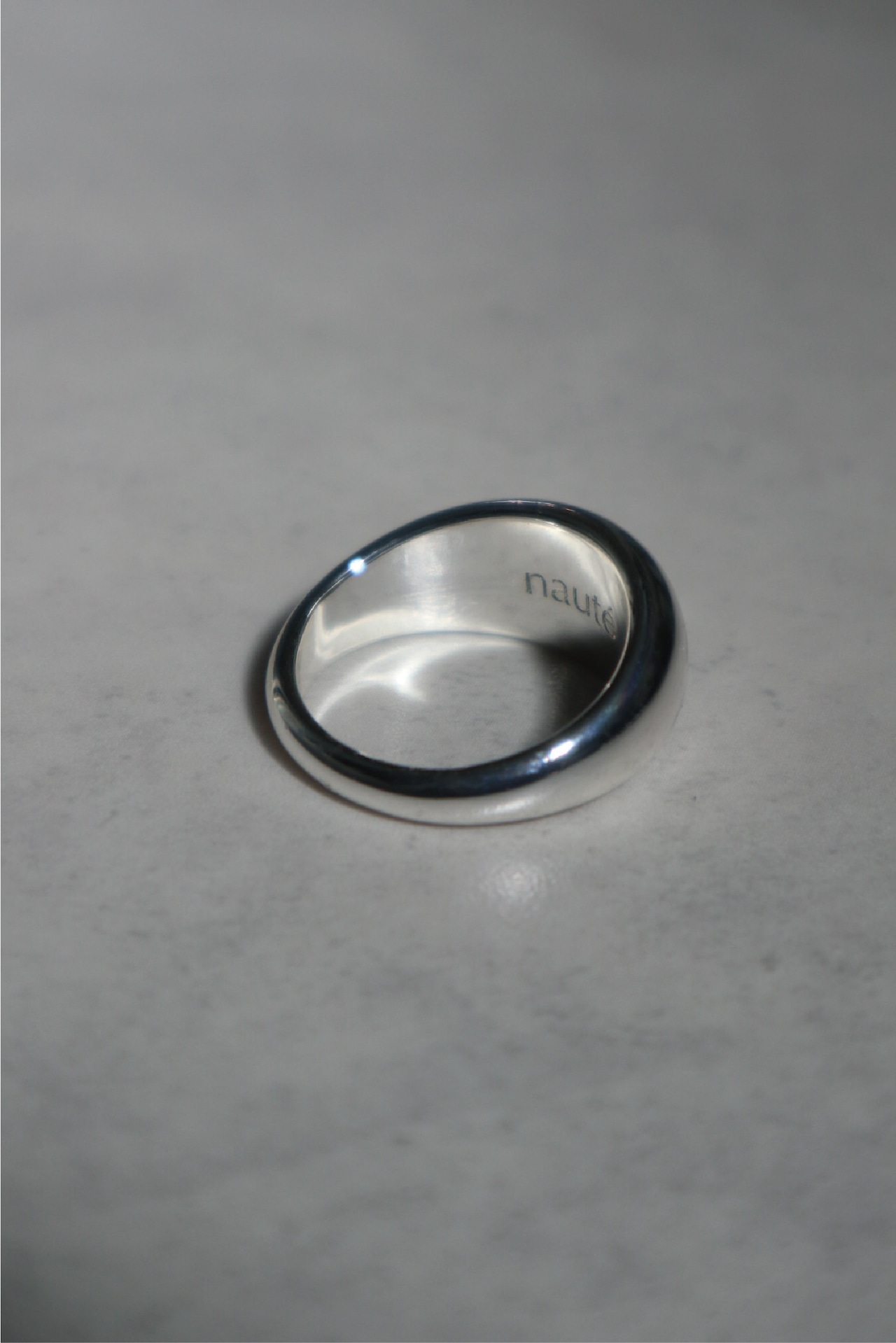 Oval Moon Ring"Nuit"
