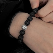 【Ice26】volcanic rock Bracelet