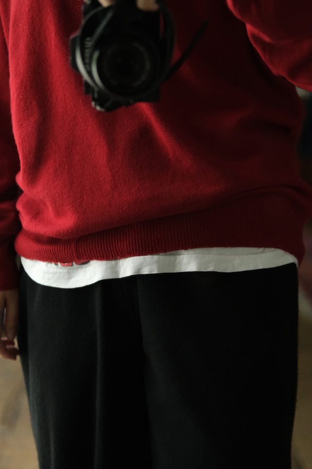 Utah/"Jos. A. Bank" v-neck cashmere sweater/red
