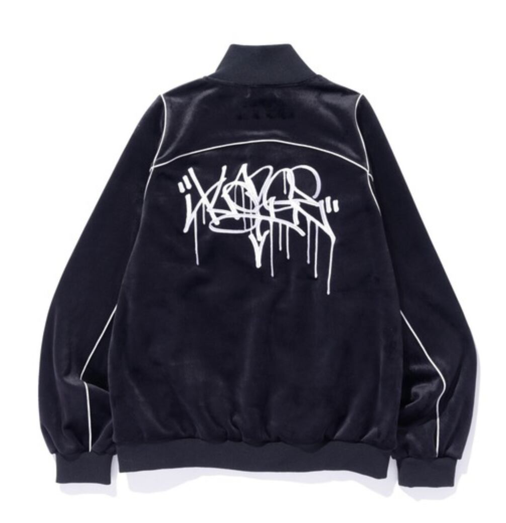 90s JordanCraig ベロアジャケット 刺繍 B系 オーバーシルエット 65b29f569f544f1438a2172feefc37