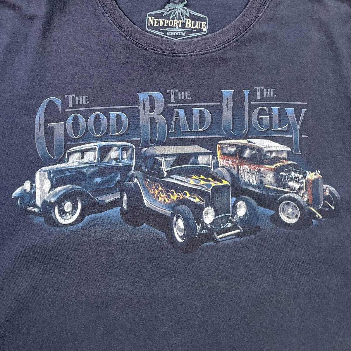 THE GOOD THE BAD THE UGLY ホットロッド クラシックカー プリントT