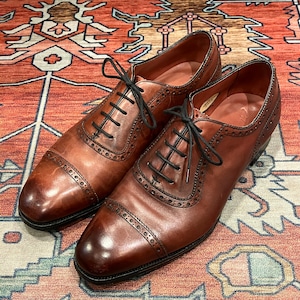 EDWARD GREEN "CANTERBURY" QUARTERS BROGUE SHOES《7 1/2 F》