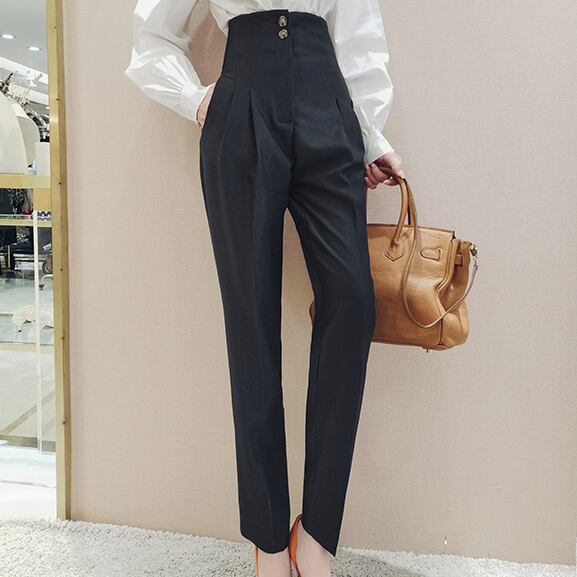 ハイウエストタックパンツ Linolala ハイウエストタックパンツ Linolala