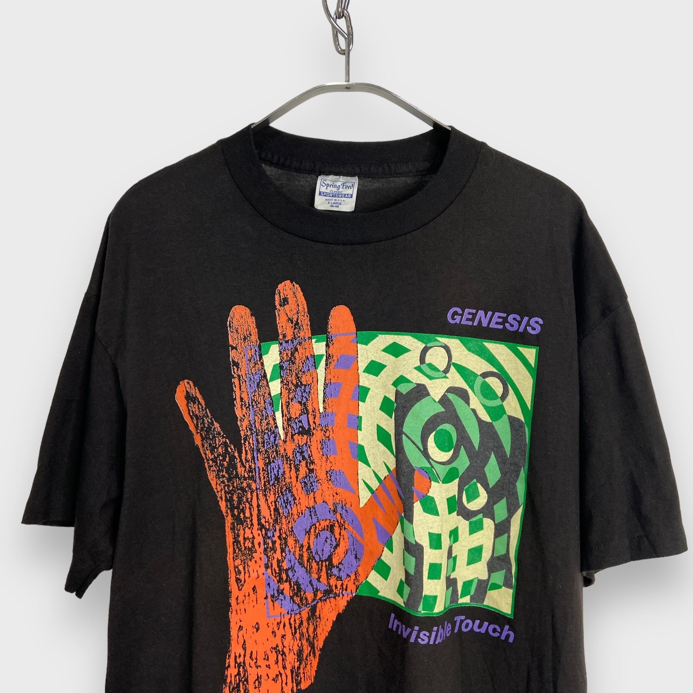 ジェネシスTシャツ　The Genesis JERZEES バンドTシャツ Amazon | [DAGNI] Genesis ジェネシス ロック バンド Tシャツ メンズ