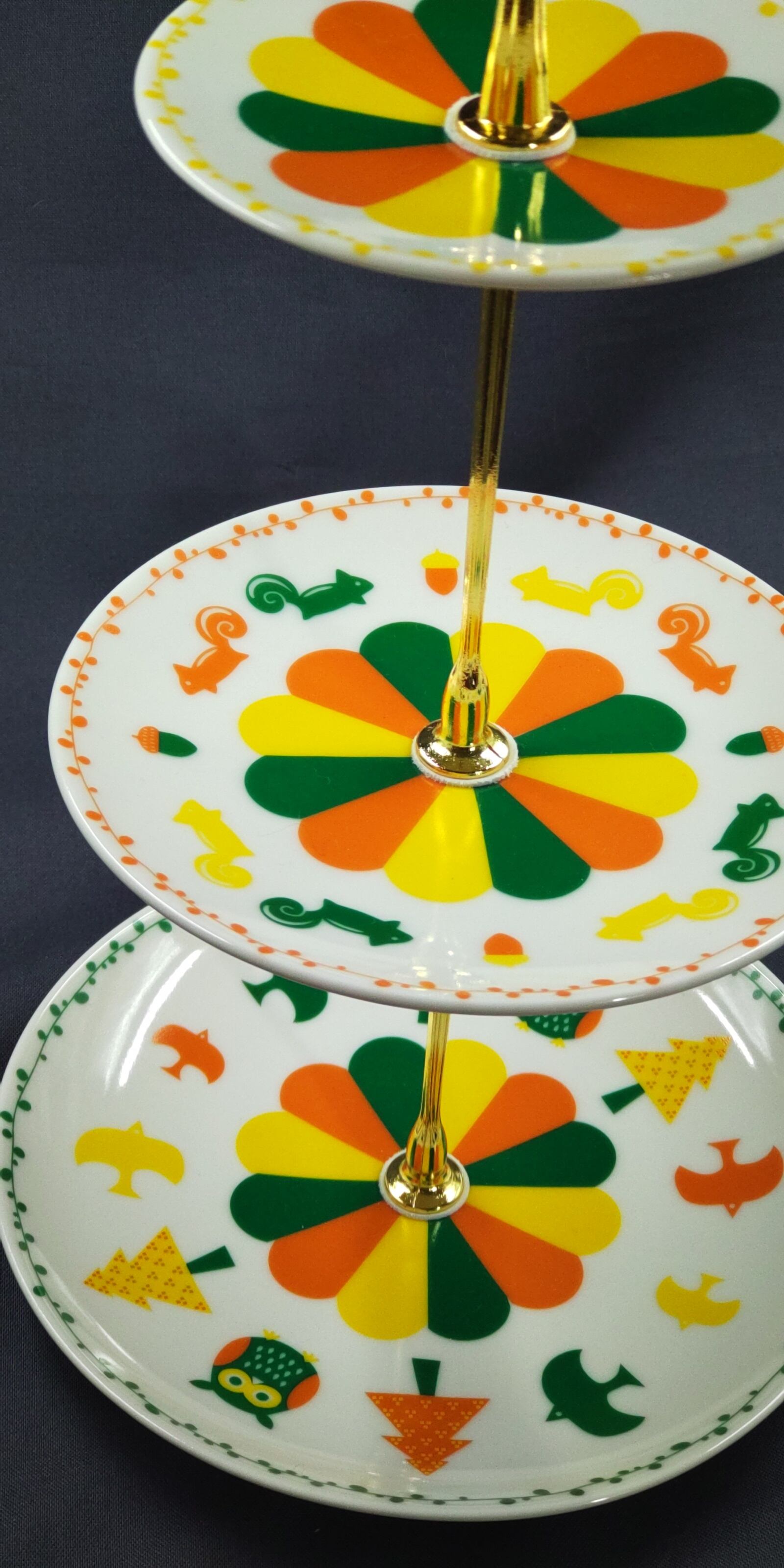 ポーセラーツ転写紙 森と動物たち 北欧風 A3サイズ