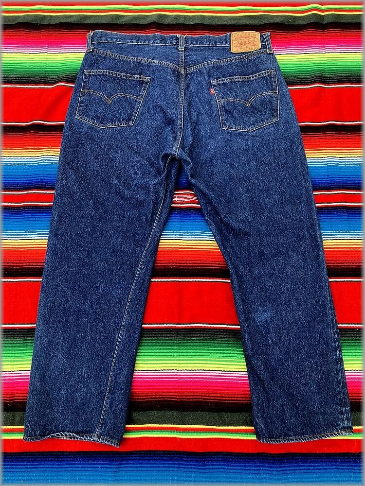 ☆70s 79年 リーバイス 501 濃い デニム パンツ ジーンズ 66後期 W42