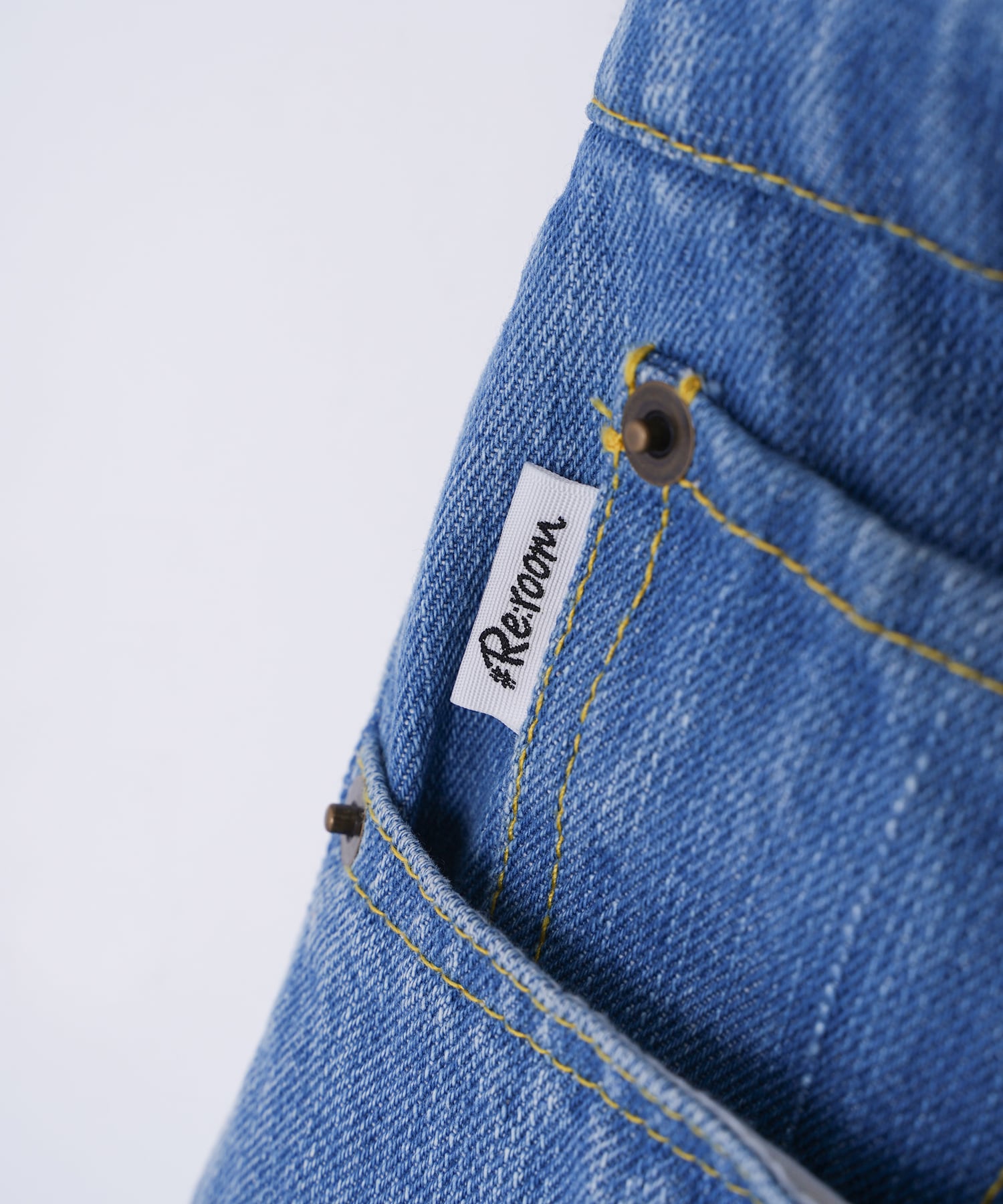 Re:room】WAIST JERSEY SWITCHING DENIM PANTS［REP275］ | #Re:room