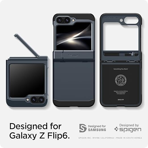 Spigen Galaxy Z Flip 6 ケース スタンド付き 強力保護 Spigen Galaxy Z Flip 6 ケース スタンド付き 強力保護 ヒンジ保護