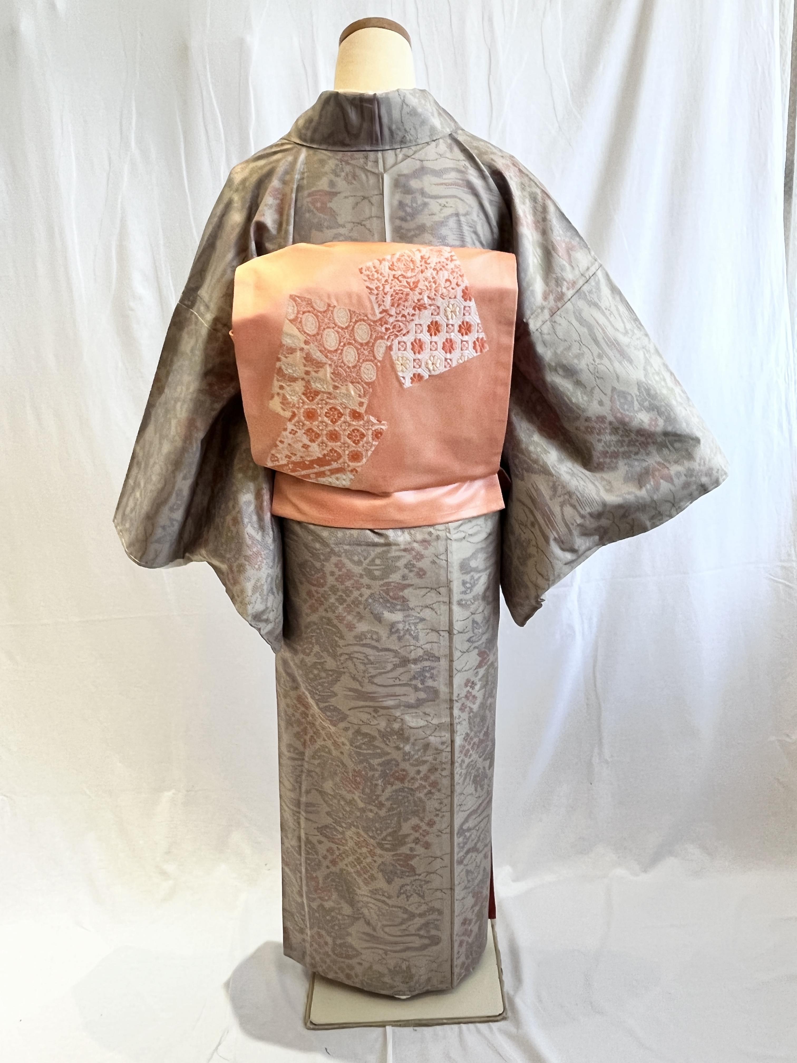2202 大島紬 小紋 袷単品 Komon Kimono (lined kimono) | リサイクル着物ショップ La遇 Used Kimono  Shop Lagu powered by BASE