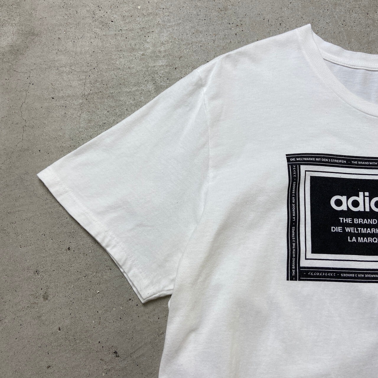 adidas originals アディダス トレフォイルロゴ プリントTシャツ 