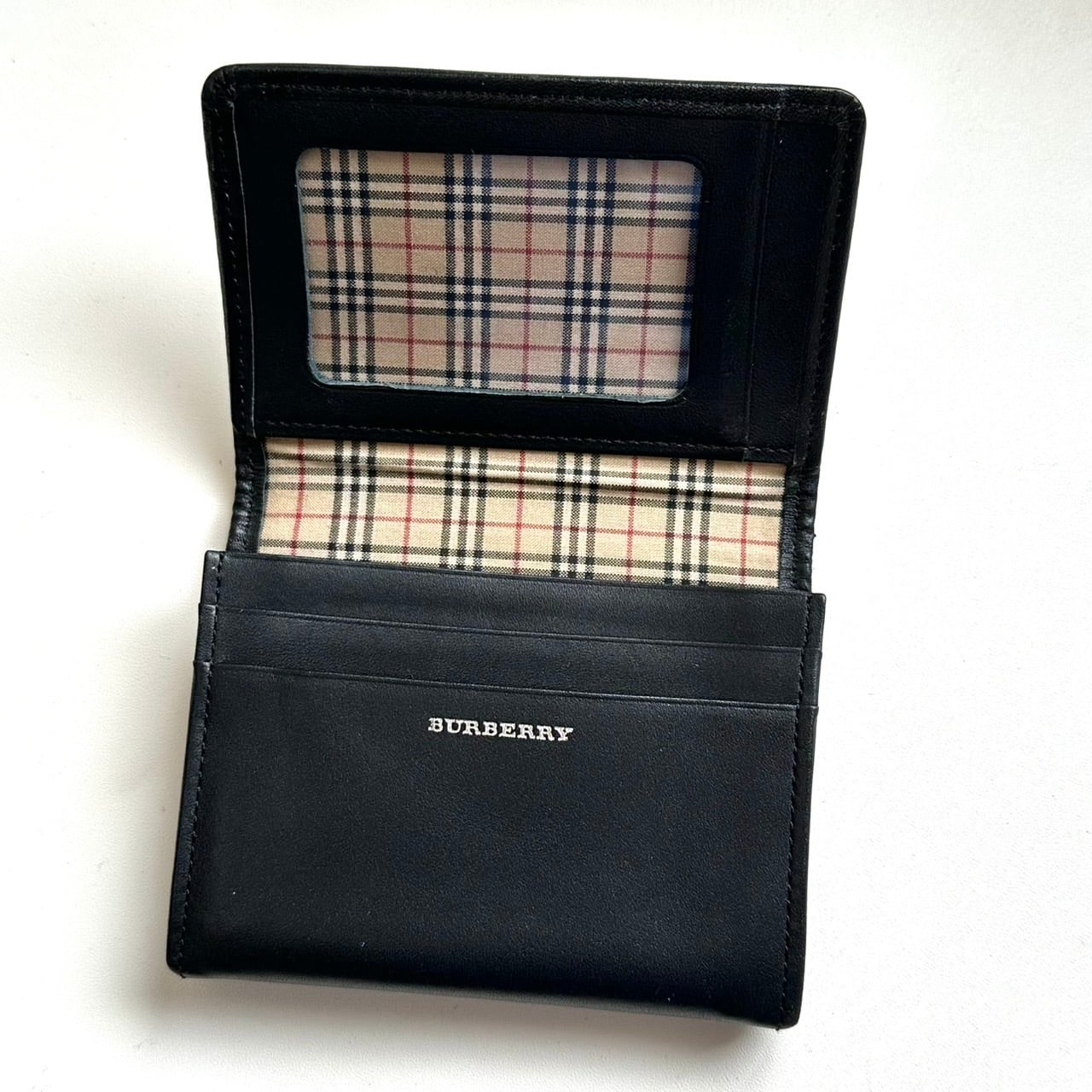 美品 近年モデル◎バーバリー 名刺入れ カードケース ノバチェック ブラック バーバリー BURBERRY 名刺入れ カードケース ノバチェック ブラック