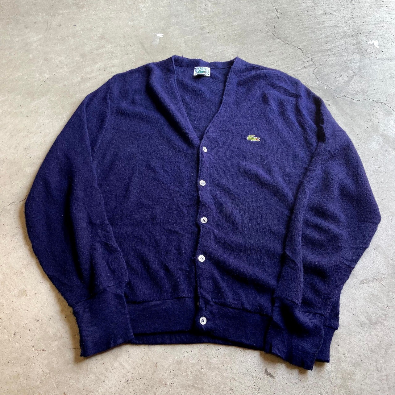 80年代 USA製 ビンテージ IZOD LACOSTE アイゾッド ラコステ アクリル 
