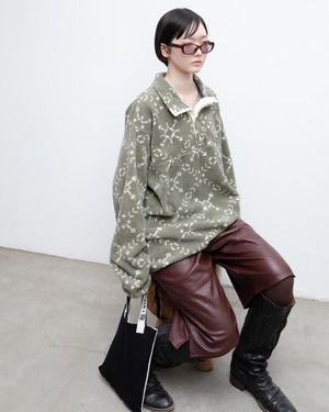 1990s Patagonia - Synchilla snap-T pullover “geometric snowflake”