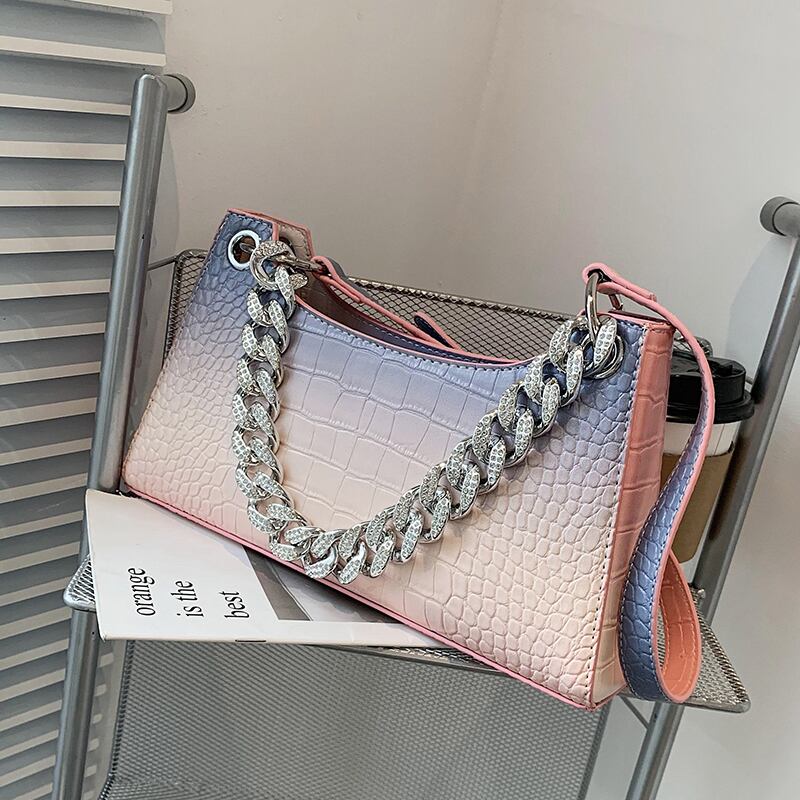 サマーチェーン シングルレッド 夏物 メッセンジャーバッグ Tiancai_Wing_Bag80476827015