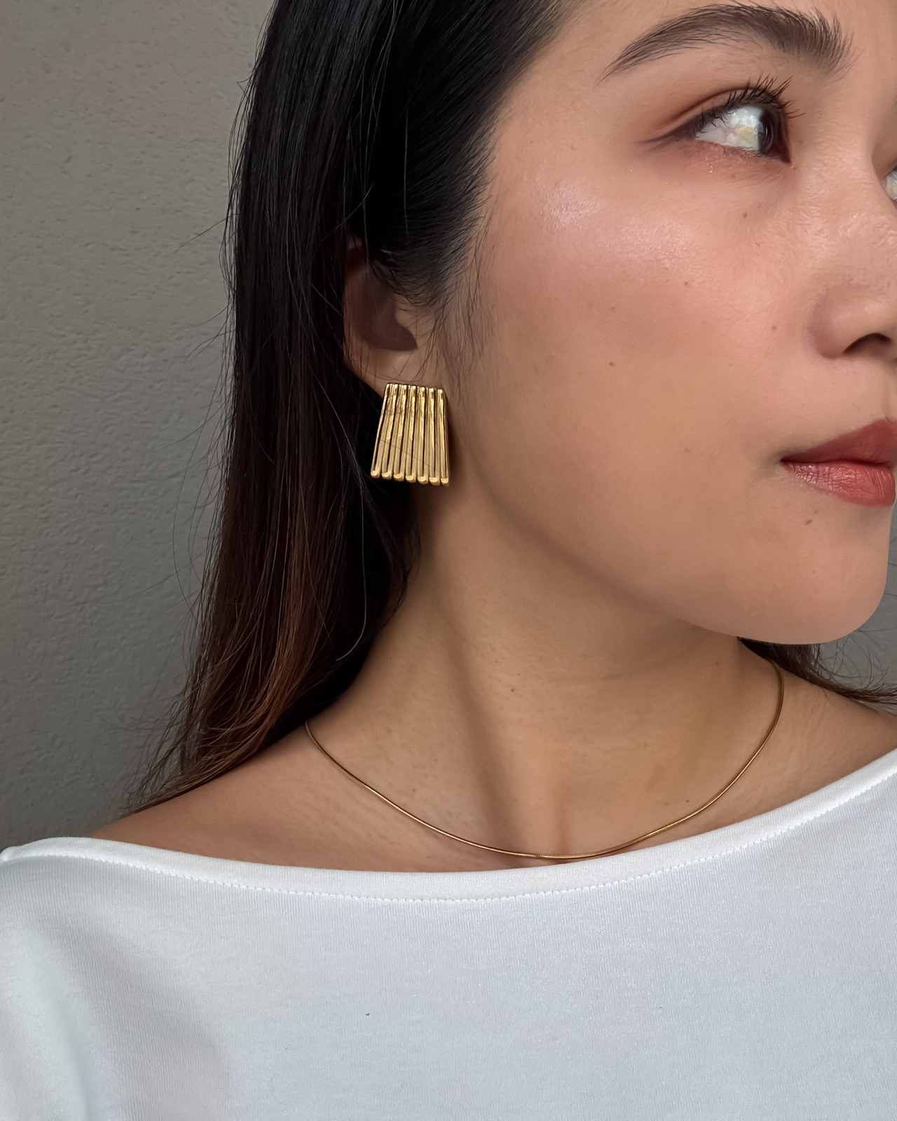 stripe square pierce